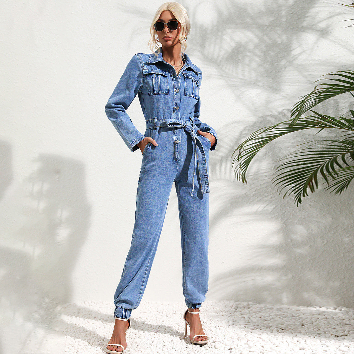 Buy Blue Jumpsuits &Playsuits for Women by 1101-eleven.o.one Online |  Ajio.com