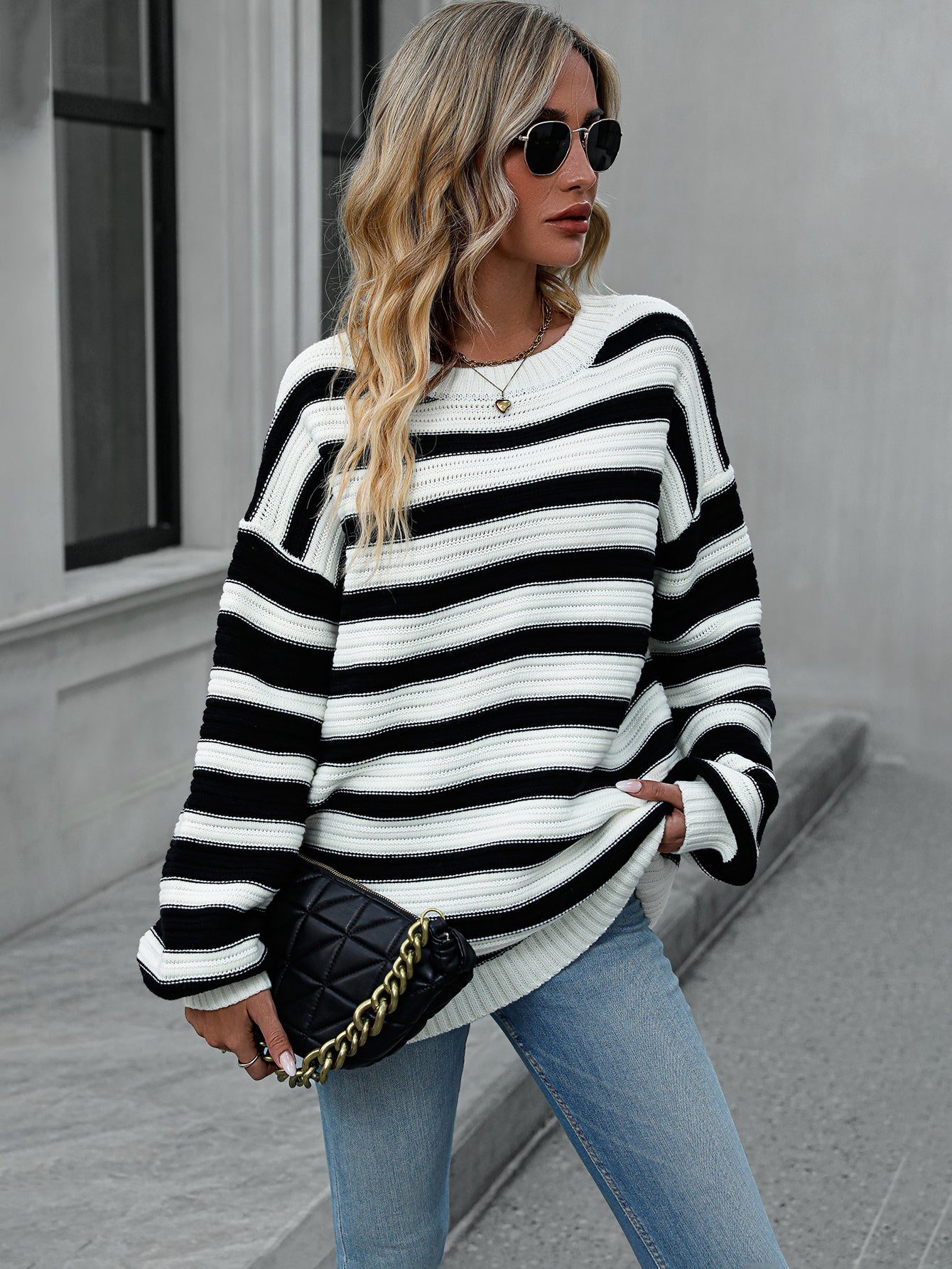 10 Striped Sweater Outfit Ideas