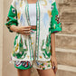 Summer Printed Casual Two Piece